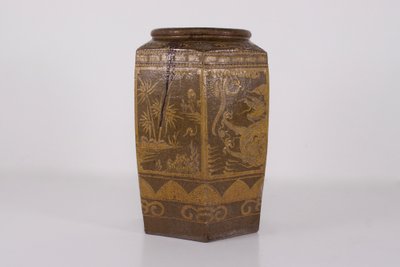 Großes sechseckiges Glas von Martaban