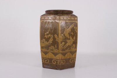 Großes sechseckiges Glas von Martaban