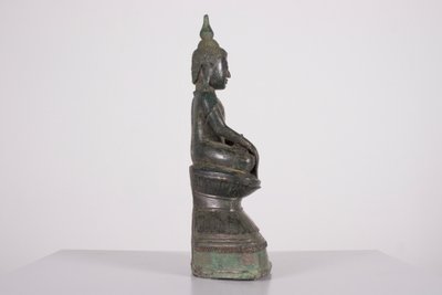 Bouddha en Bronze du Laos, 18ème siècle.