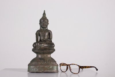 Bouddha en Bronze du Laos, 18ème siècle.
