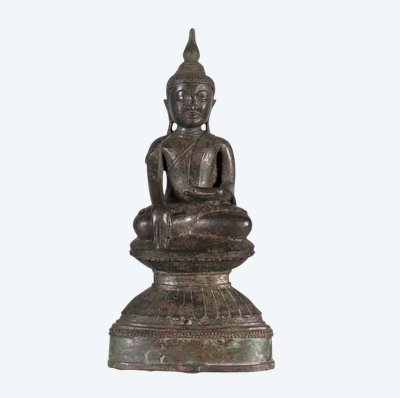 Bouddha en Bronze du Laos, 18ème siècle.