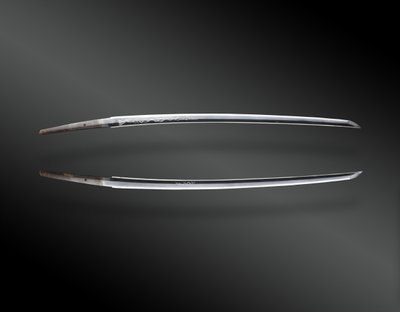 Spada giapponese, katana in shirasaya, koshirae, certificato NTHK. Giappone, fine EDO (era Kansei)