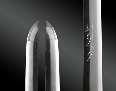 Spada giapponese, katana in shirasaya, koshirae, certificato NTHK. Giappone, fine EDO (era Kansei)