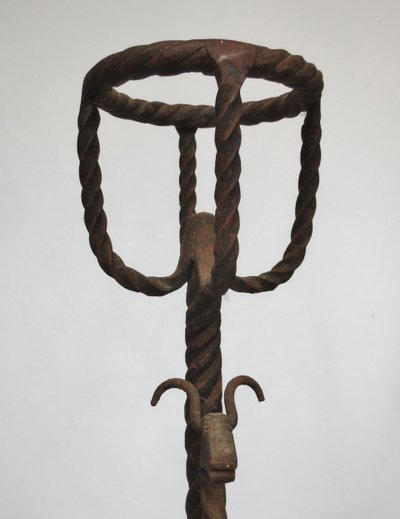 Pair of andiers, 19th century.