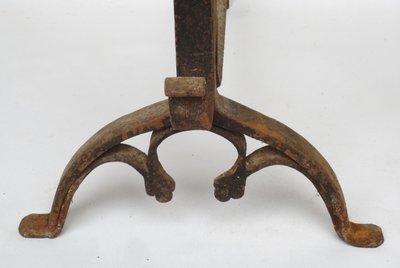 Pair of andiers, 19th century.