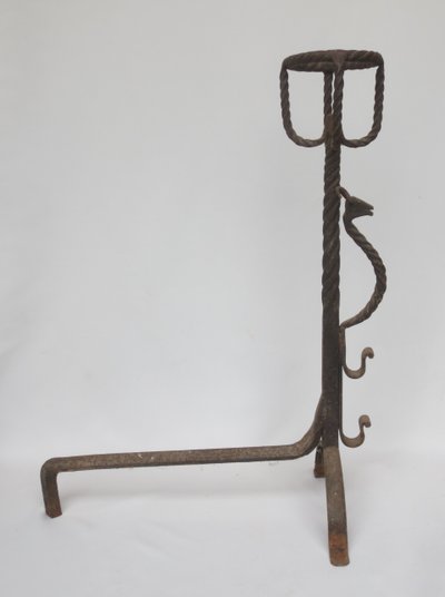 Pair of andiers, 19th century.