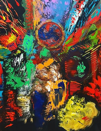 Acryl auf Leinwand Original von christophe POINT