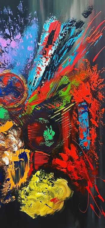 Acryl auf Leinwand Original von christophe POINT