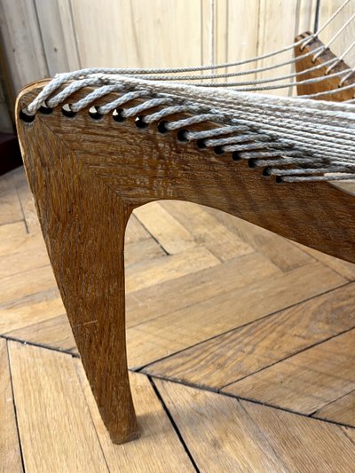 Sedia Harp Design scandinavo Edizione anni '70