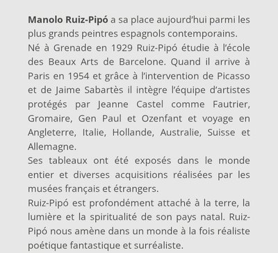 Manolo RUiZ PIPO 1929/1999