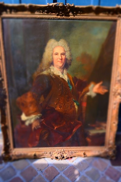 Largillière, important portrait of the Marquis de Vaucel