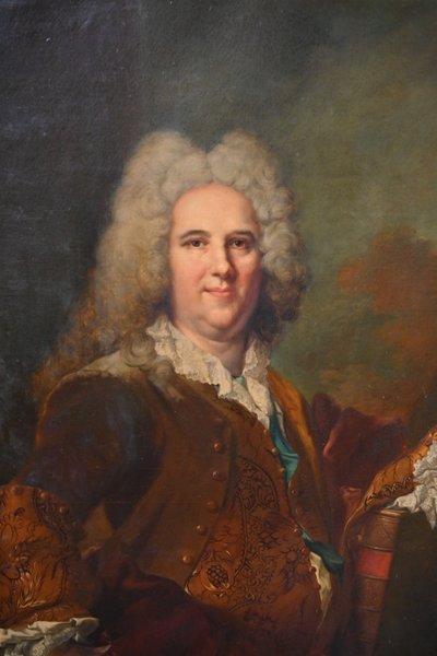 Largillière, important portrait of the Marquis de Vaucel