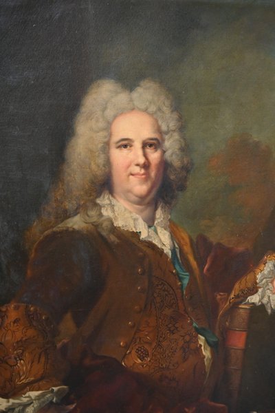 Largillière, important portrait of the Marquis de Vaucel