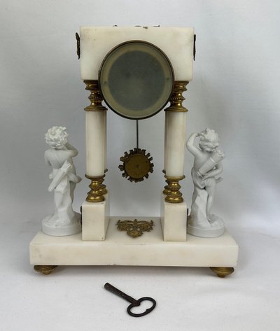 Large Louis XVI style fireplace surround