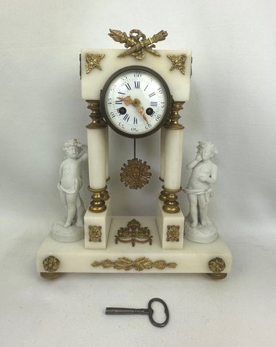 Large Louis XVI style fireplace surround