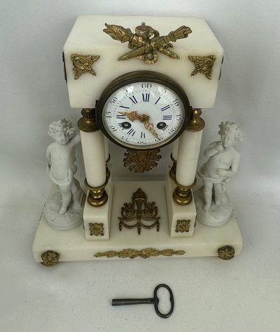 Large Louis XVI style fireplace surround