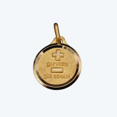 Augis-Liebesmedaille, 16 mm. Neuwertiger Zustand.