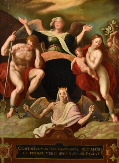Die Erlösung von Adam und Eva, Jacob de Backer (Antwerpen 1555 – 1585)