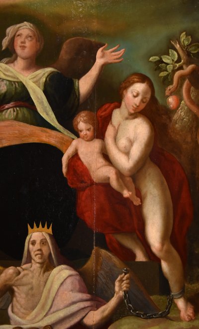 Die Erlösung von Adam und Eva, Jacob de Backer (Antwerpen 1555 – 1585)