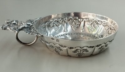 Tastevin in argento, orafo Marc Parrod, inizio XX secolo