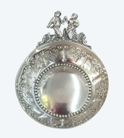Tastevin in argento, orafo Marc Parrod, inizio XX secolo