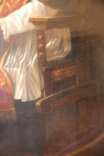 Ein Ölgemälde von 1890, das einen Priester darstellt