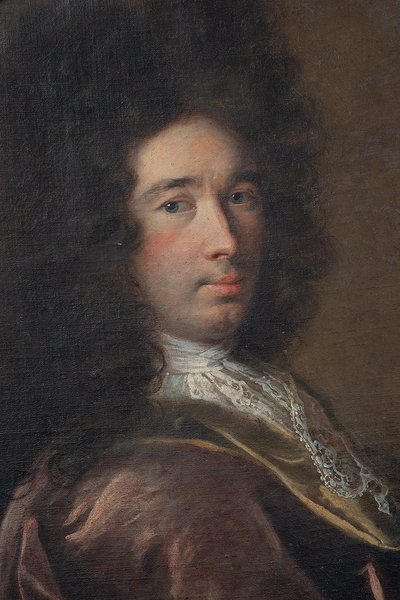 Paire de Tableau anciennes huile sur toile Epoque XVIIIe siècle. France