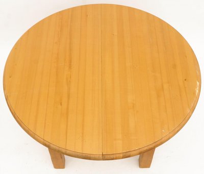 Table ronde pin massif