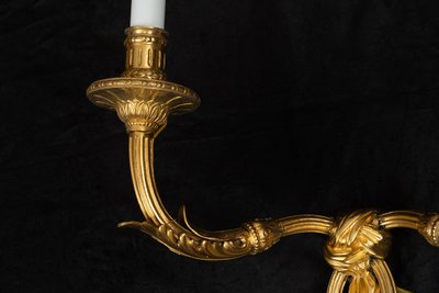Paire d'appliques anciennes, France, XIXe siècle.