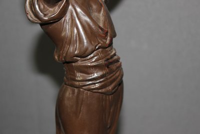 Bronze , Young Tunisian with a jug by Jean Didier Debut XIX