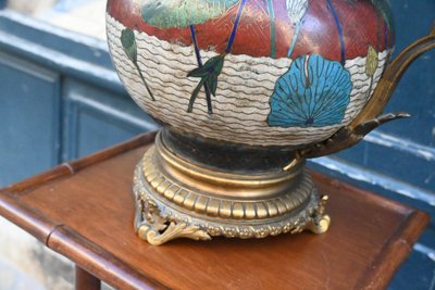 Beautiful and important cloisonné vase China XIX
