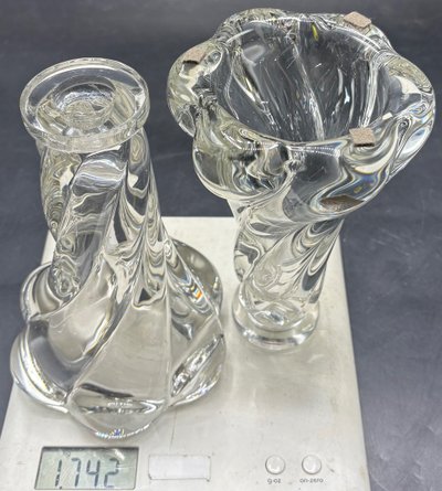 CRYSTAL CANDLESTICKS