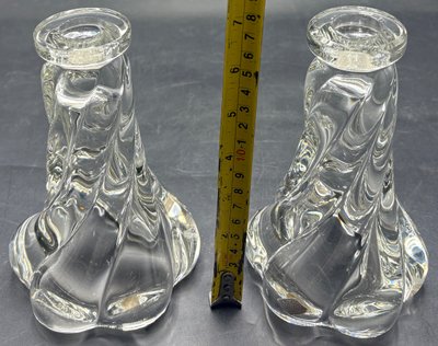 CRYSTAL CANDLESTICKS