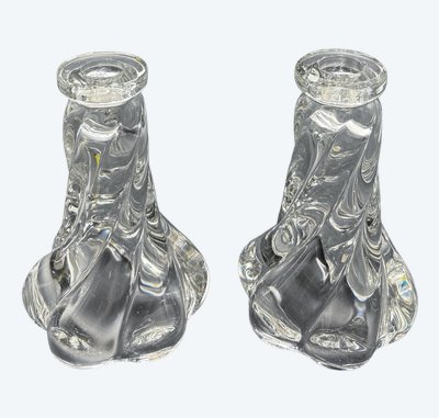 CRYSTAL CANDLESTICKS