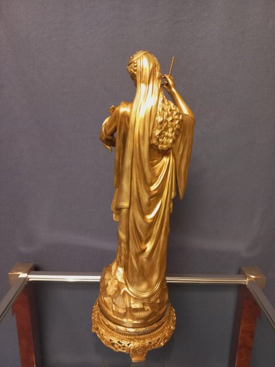 Scultura di Cleopatra in ormolu, fine XIX secolo