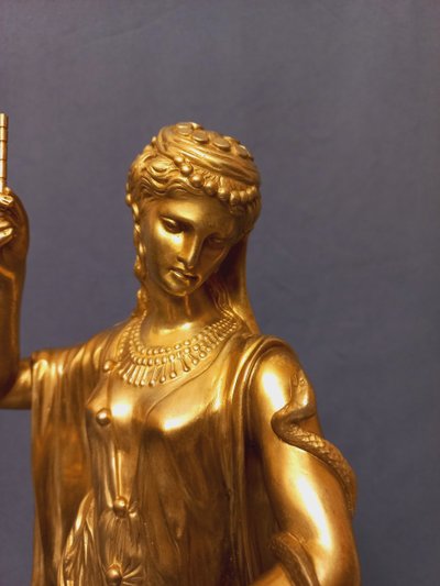 Scultura di Cleopatra in ormolu, fine XIX secolo