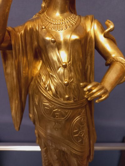 Scultura di Cleopatra in ormolu, fine XIX secolo