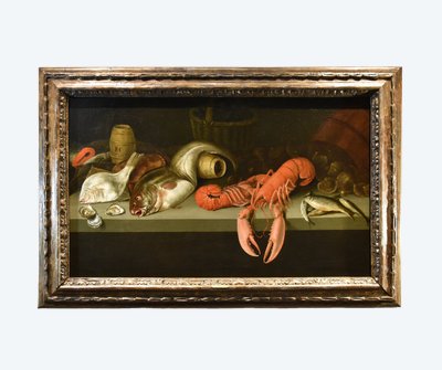 Alexander van Adriaenssen (Antwerpen, 1587 - 1661), Stillleben mit Austern