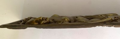 "Il sonno di Venere". Grande altorilievo in bronzo del XIX secolo.