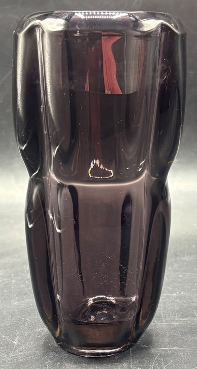 COLORED GLASS VASE