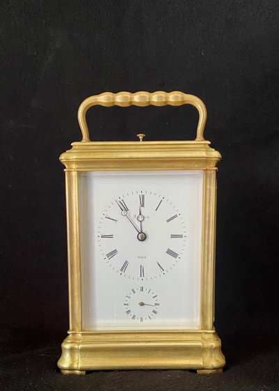 Carriage clock " grande sonnerie, petite sonnerie, silence " circa 1880