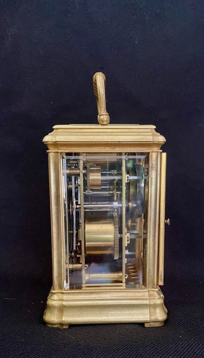 Carriage clock " grande sonnerie, petite sonnerie, silence " circa 1880