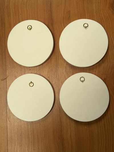 2 paires de médaillons