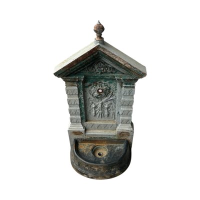 Ancienne Fontaine Murale Ou D’applique En Fonte De Fer De Antoine Durenne Fin XIXéme Siècle 