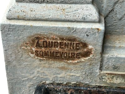Ancienne Fontaine Murale Ou D’applique En Fonte De Fer De Antoine Durenne Fin XIXéme Siècle 