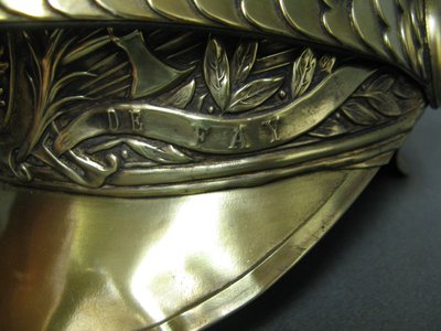 Casque De Sapeur Pompier De La Ville De Fay Mle 1855/72.