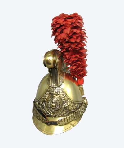 Casque De Sapeur Pompier De La Ville De Fay Mle 1855/72.
