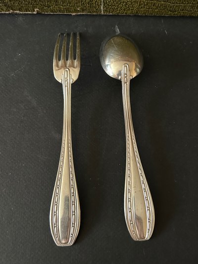 Cutlery set - Ercuis modèle Tolède - Métal argenté