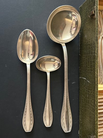 Cutlery set - Ercuis modèle Tolède - Métal argenté