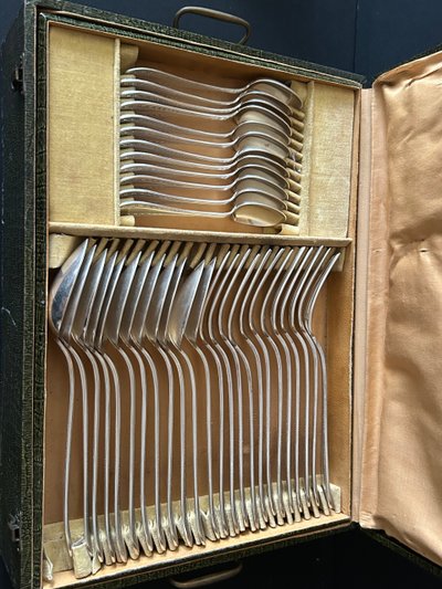 Cutlery set - Ercuis modèle Tolède - Métal argenté